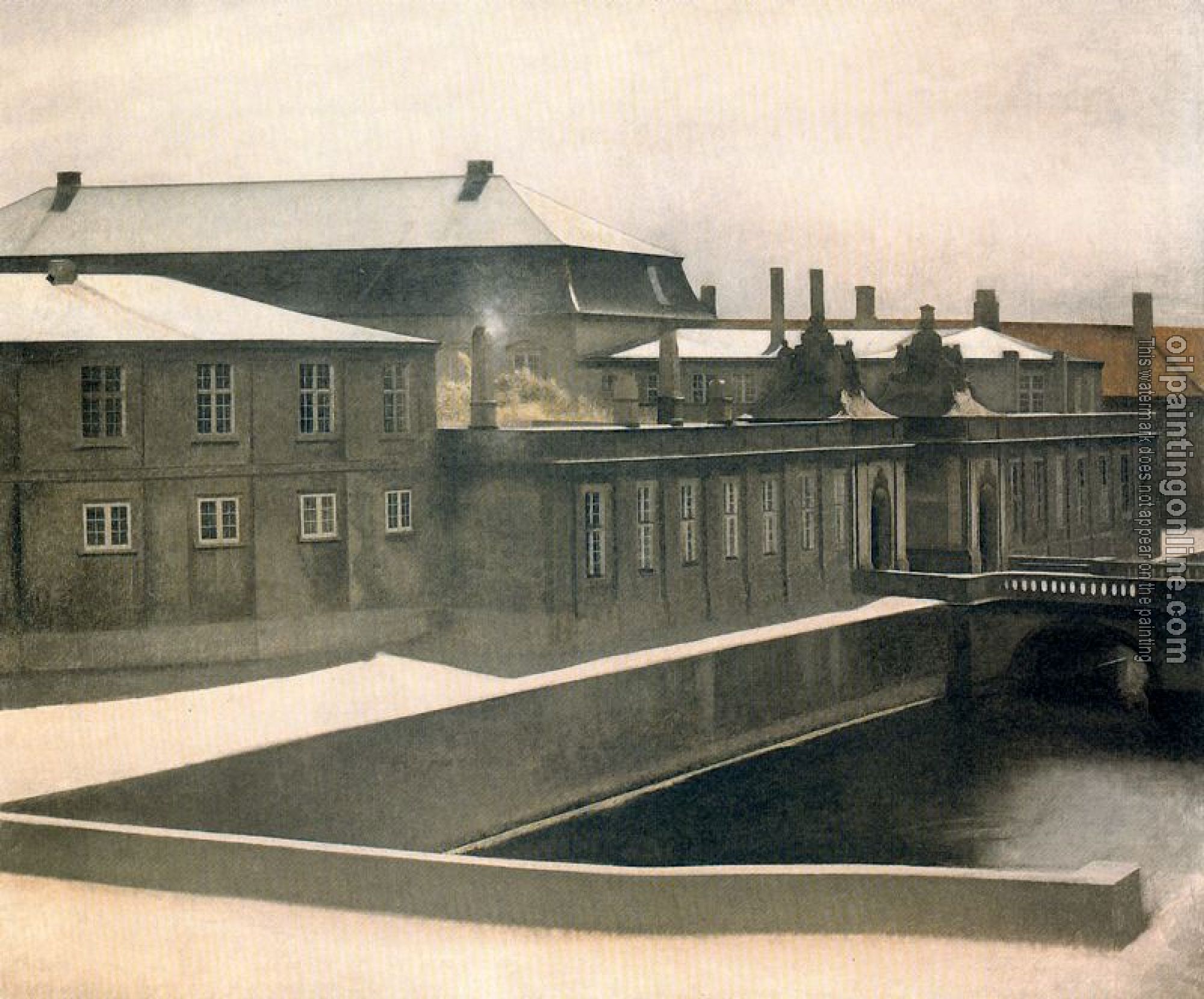 Vilhelm Hammershoi - Christiansborg Castle